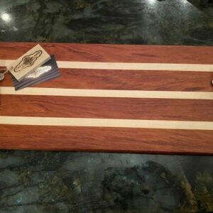 South American Jatoba and Hard Maple Charcuterie Board