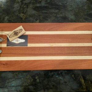 Mahogany and Hard Maple Charcuterie Board