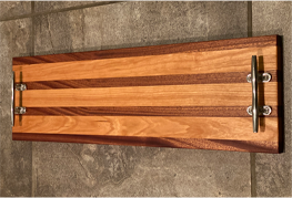 Cherry and South African Mahogany Charcuterie Board