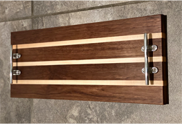 Teak and Hard Maple Charcuterie Board